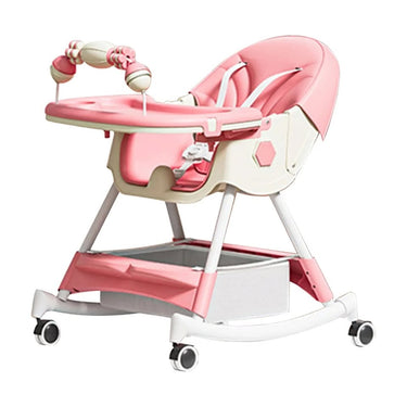 Multi-functional Baby High Swing Dining Chair - Pink